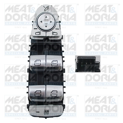 Switch, window regulator